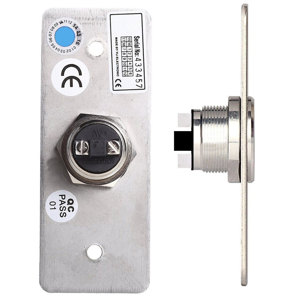 UHPPOTE Momentary Push to Exit Button Switch NO/COM Output Stainless Steel...