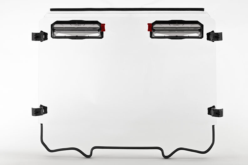 Kawasaki KRX 1000 Front Windshield Seizmik Versa-Vent Tooless