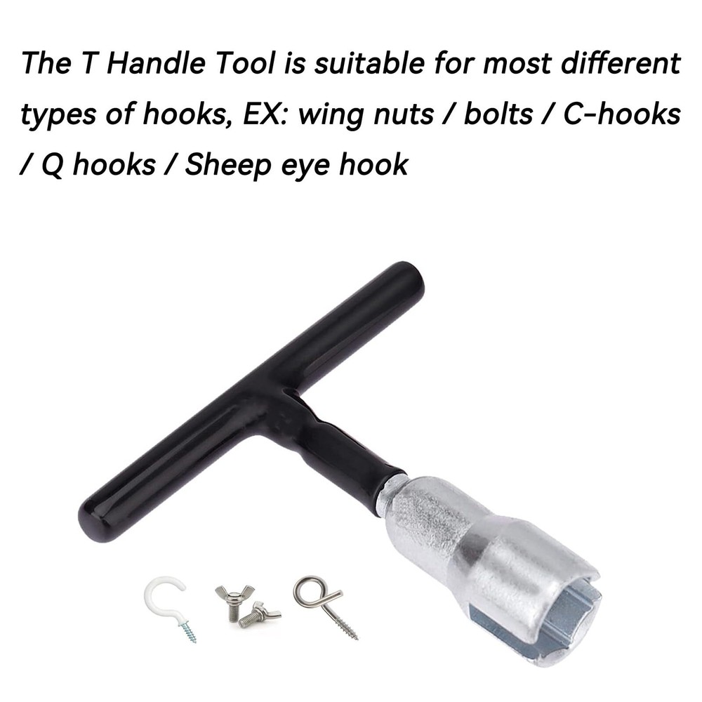 Wing Nut Tool T Handle Wing Nut Hand Tool Wing Nut Driver for Eye Screws and