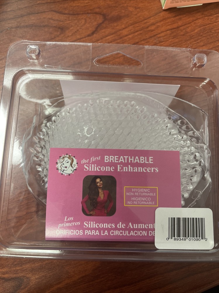Supportables The First Breathable Silicone Enhancers, Clear