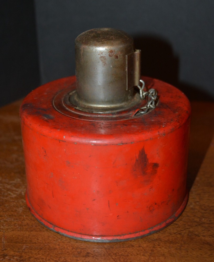 ANTHES FORCE OILER CO. KEROSENE Road Flares Orig. Storage Case EMPTY