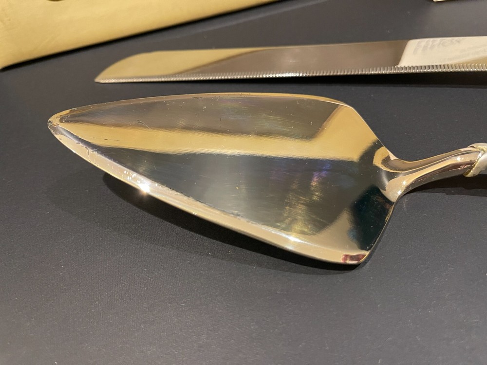 Lenox Forevermore 2-Piece Dessert Set / Wedding Cake Knife & Server Set