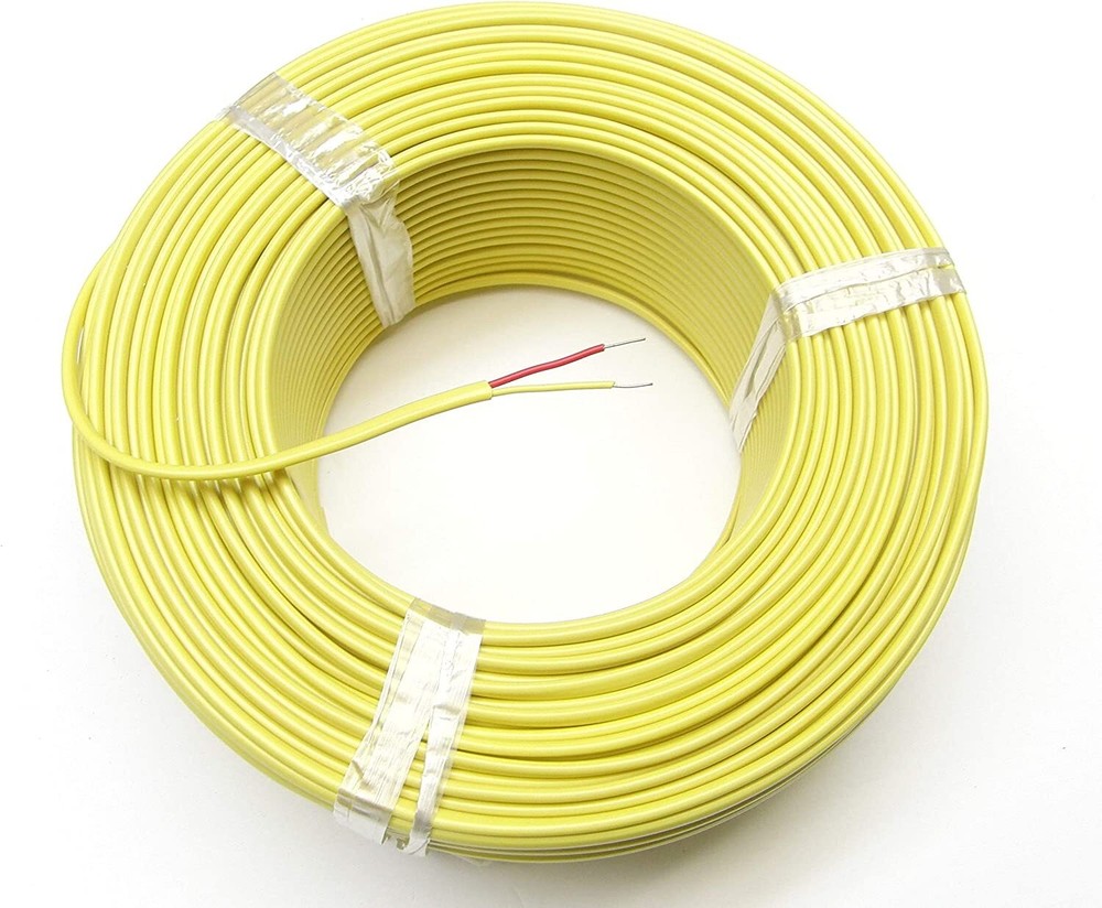 AWG 24 K-Type Thermocouple Solid Wire Viny PVC Insulation 220 Yard Roll Spool