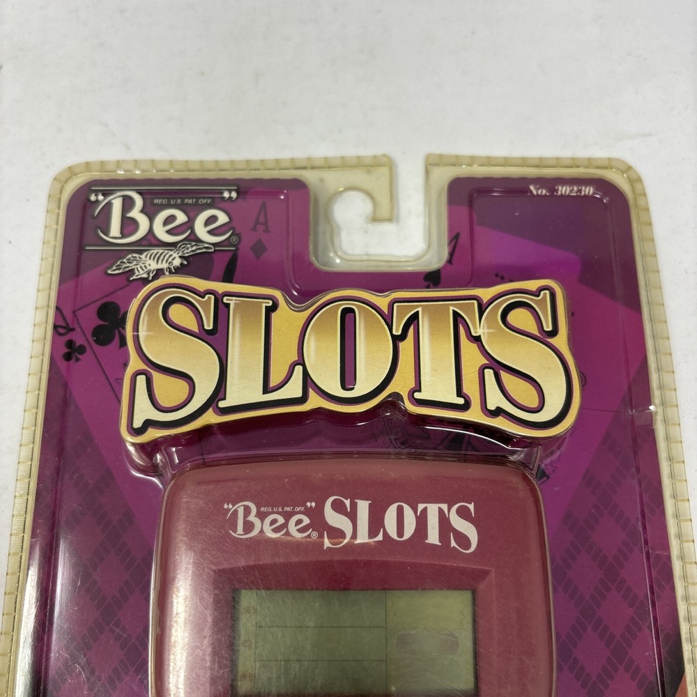 Techno Source Bee Slots Electronic Handheld Game Sealed Cracked Bubble