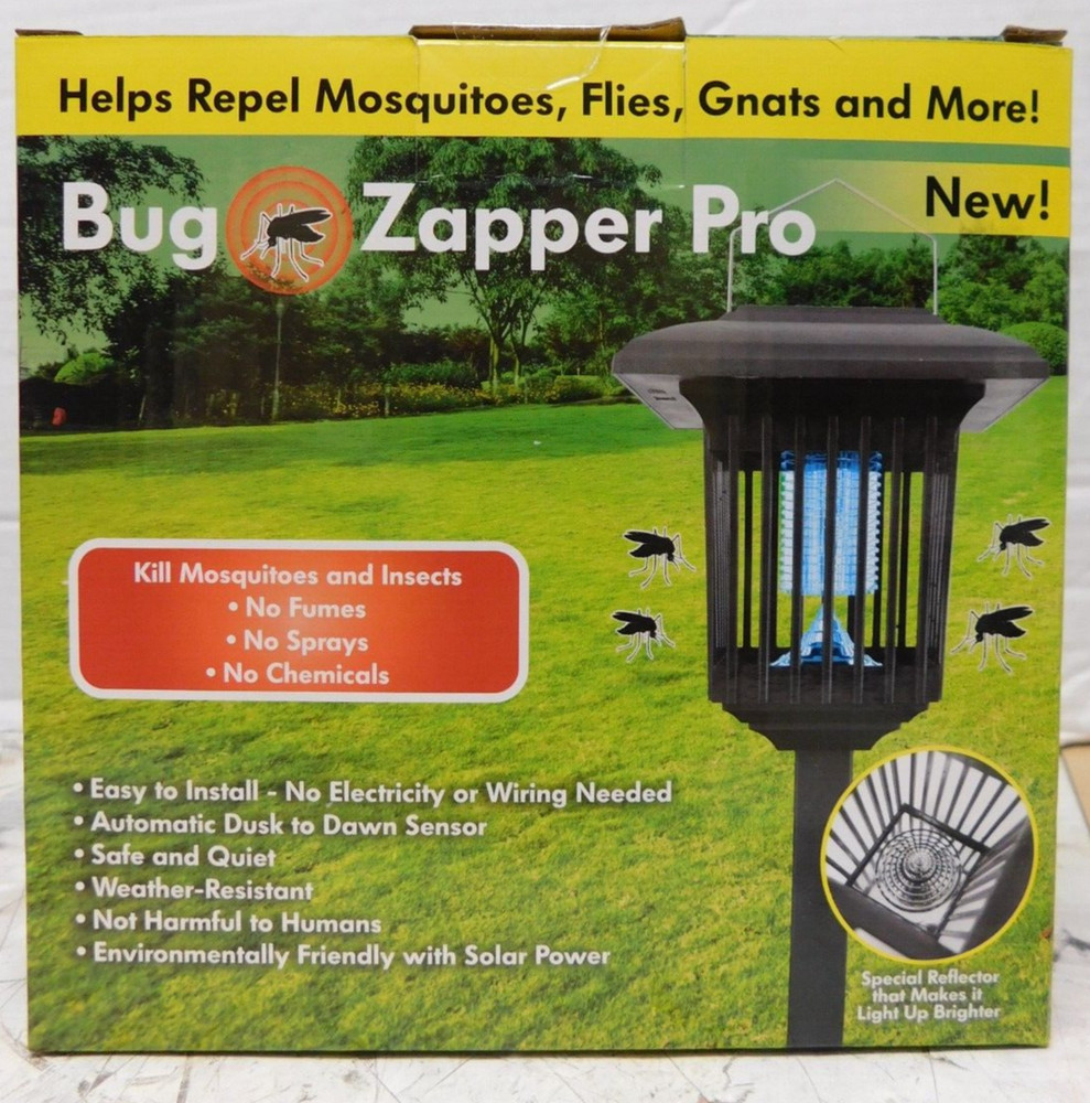 Bug Zapper Pro Solar Powered LED Light #PB333