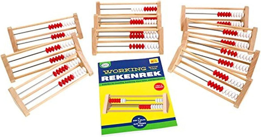 Educational Resources Children'S 20-Bead Rekenrek Group Set