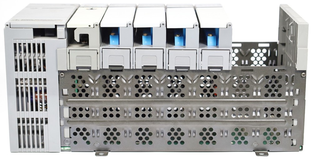 Allen Bradley SLC 500 7-Slot Rack with PSU, CPU, Input, Output Modules