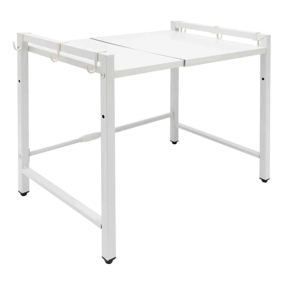 2 Tier Microwave Stand Adjustable Kitchen Shelf for Kitchen Countertop Organizer