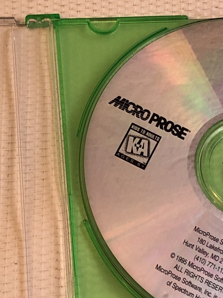 This Means War! PC CDROM 1995 Dos 3.1 IBM Compatibles Micro Prose Game Disc Only