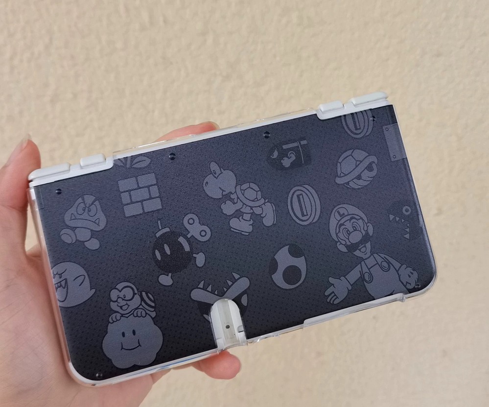 Nintendo New 3DS XL/LL Console Custom Super Mario Retro Pattern Protective Case