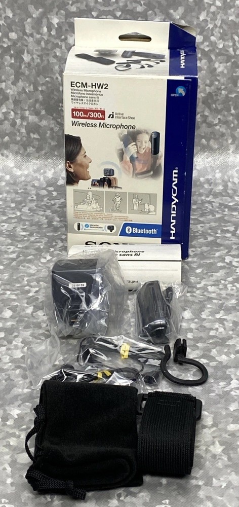 SONY ECM-HW2 CONDENSER WIRELESS CONSUMER MICROPHONE W/ BLUETOOTH