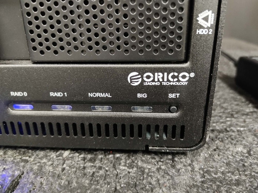 Orico 2 Bay Raid USB3.0 to SATA 3.5" HDD External Enclosure