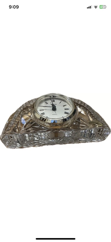 Cristal D’Arques Sunset Quartz Clock In Its Box