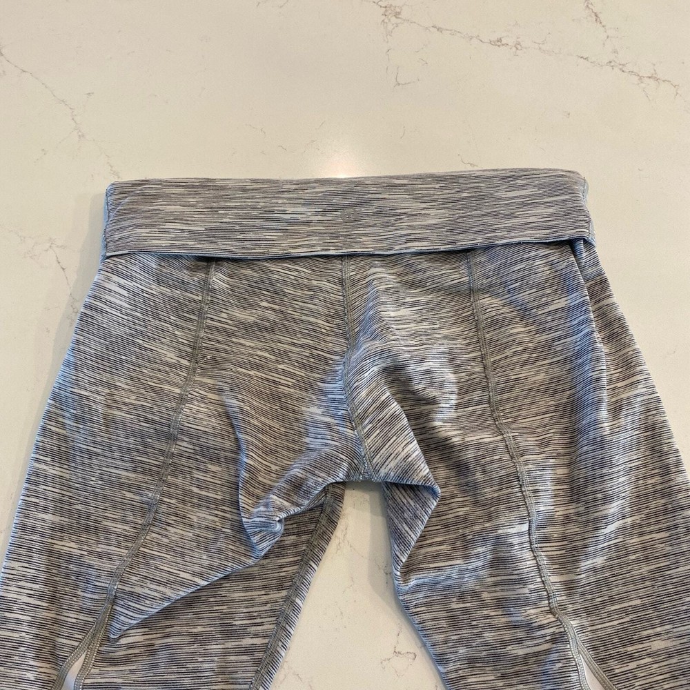 Lululemon Wunder Under Scalloped Hem High-Rise Crop