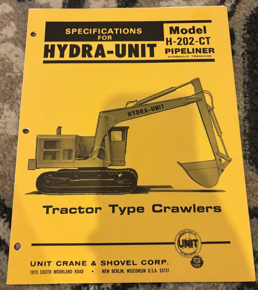 Hydra-Unit H-202-CT Excavator Brochure AMIL25