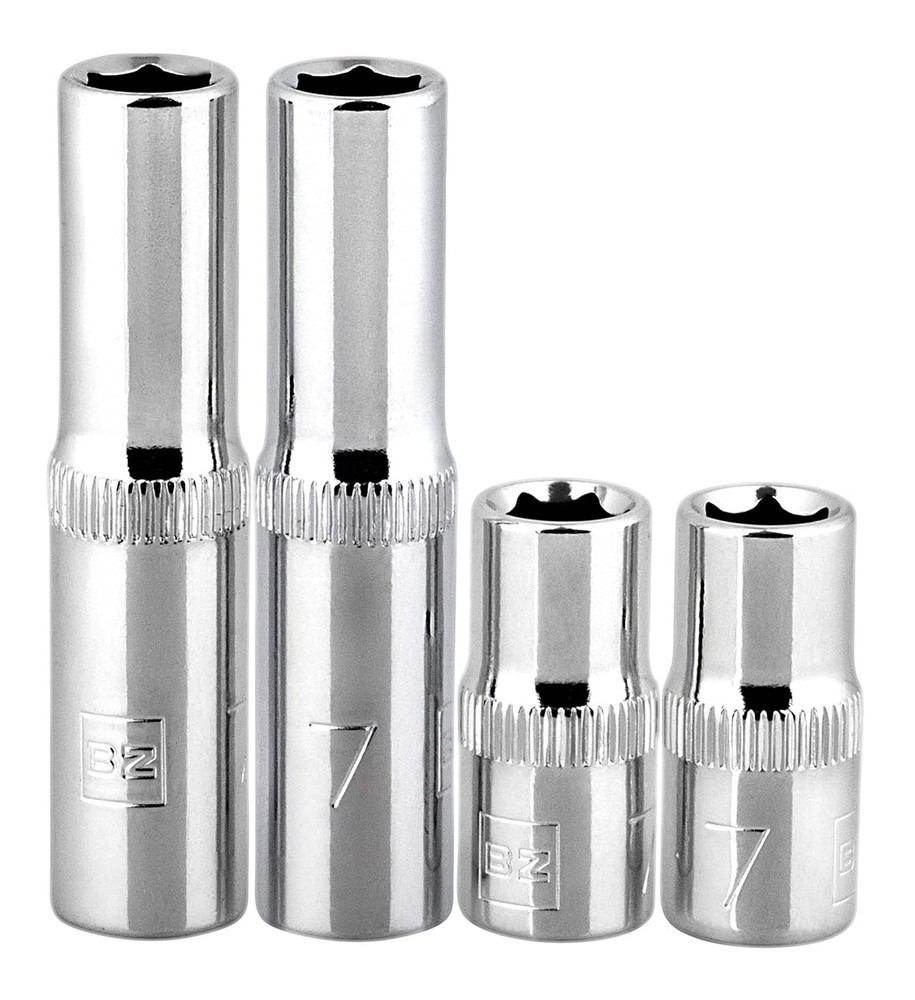 7mm Socket Four Pack 1/4" Drive Multi Typ
