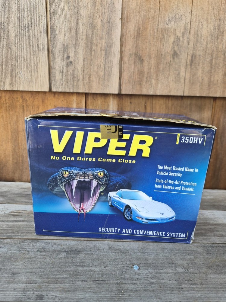 Viper 350HV Vehicle Security System in Original Box Complete Kit