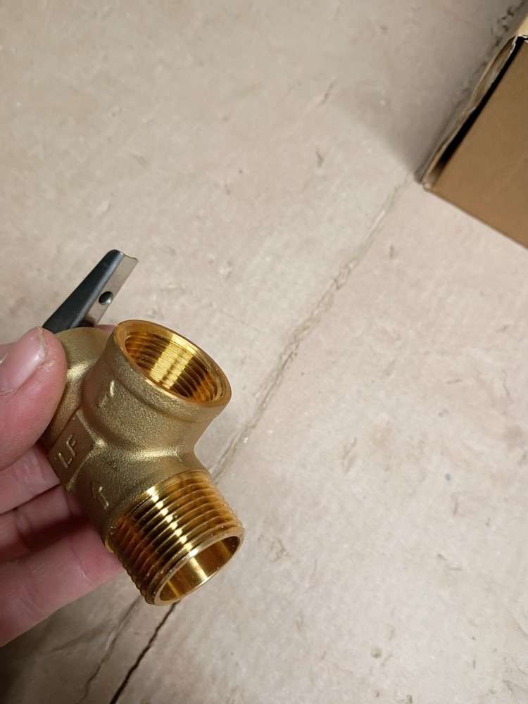 Rheem RTG20326 Brass Service Valve Kit 3/4" FIP Union x FIP, OB