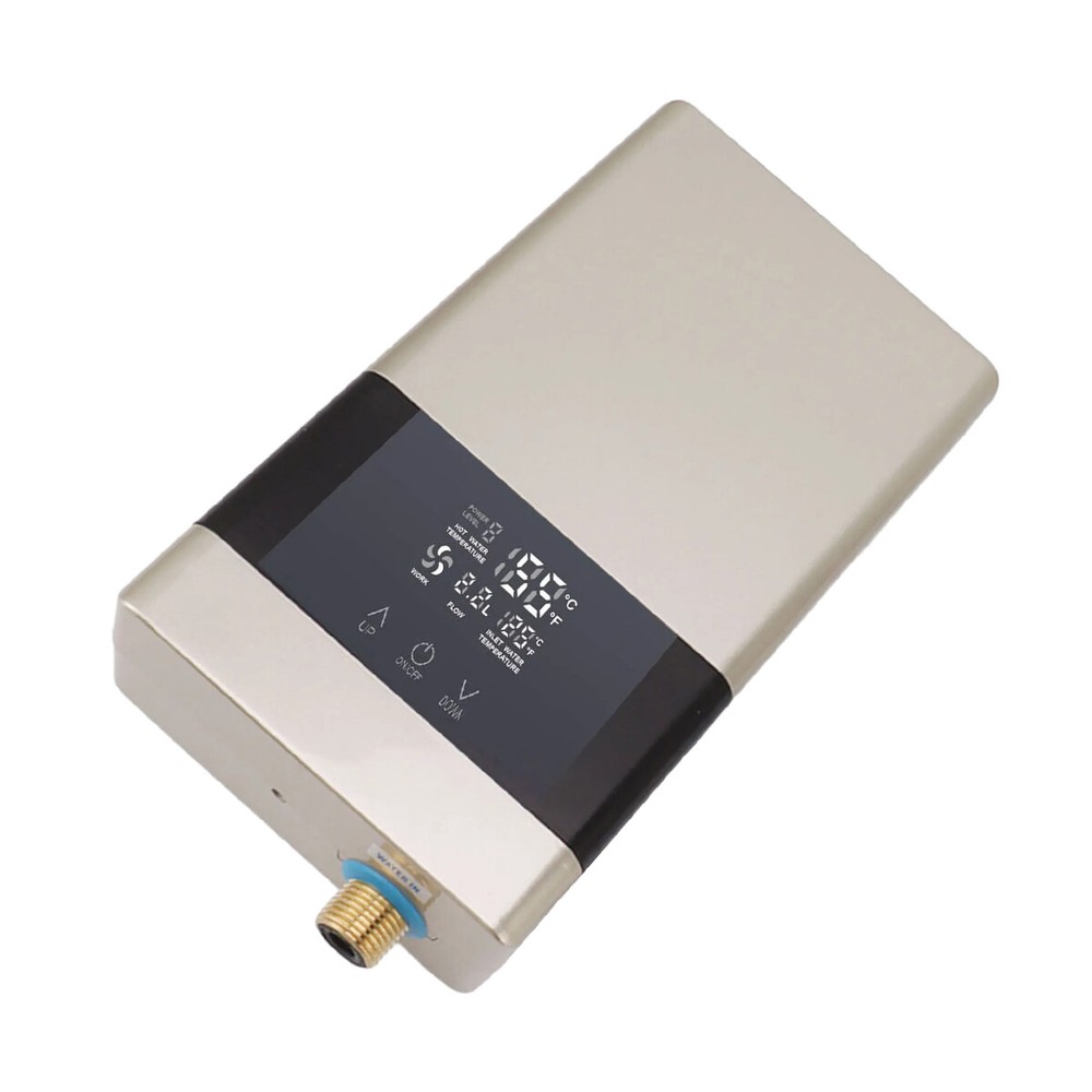 3000W Kitchen Electric Hot Tankless Water Heater Shower Instant Boiler Bathroom