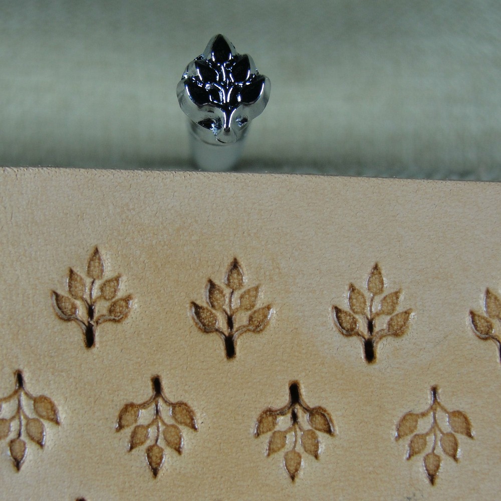 Japan Select - #O148 Leaf Branch Stamp (Leather Stamping Tool)