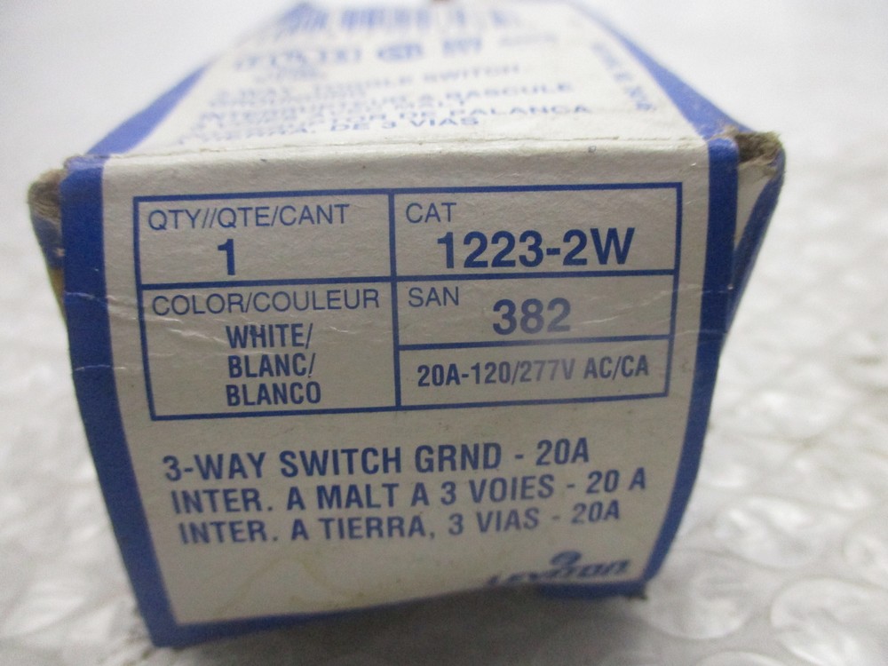 LEVITON 1223-2W TOGGLE SWITCH NSMP