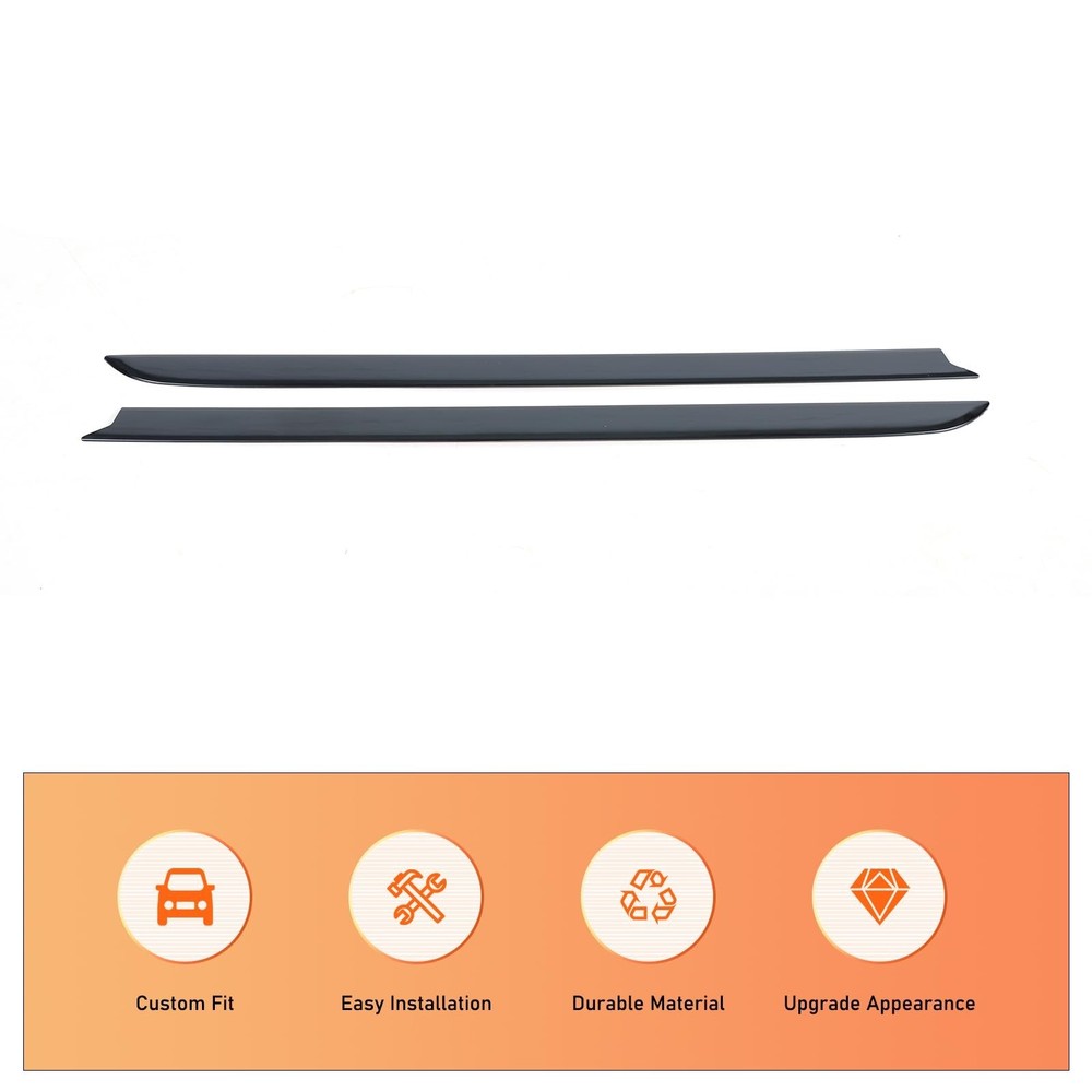 A-Pillar Front Molding Windshield Outer Trim Cover Compatible with Toyota Lan...