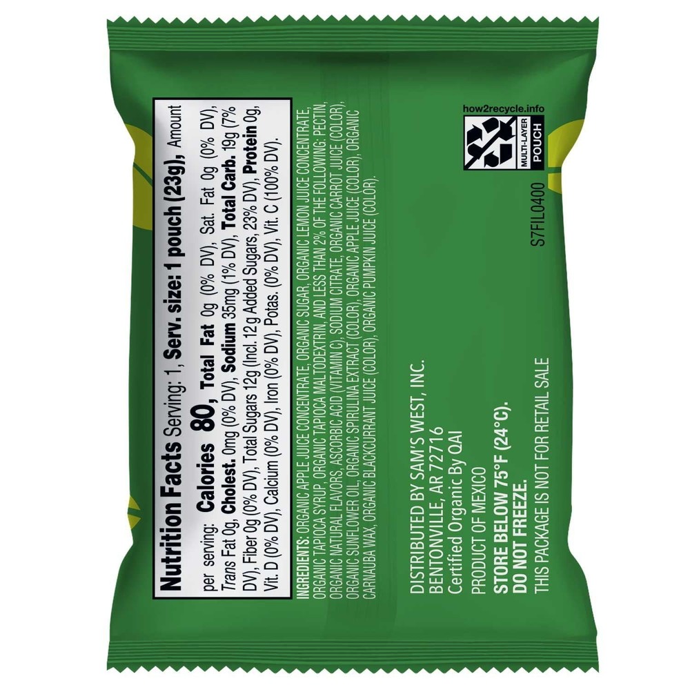 Member’s Mark Organic Fruit Snacks, 48 ct.