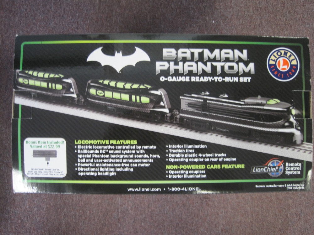 Lionel 6-81470 DC Comics Phantom Batman LionChief Train Set