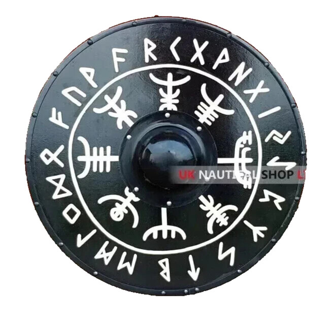 Medieval Warrior Shield Round Viking cosplay armor Battle Shield 24