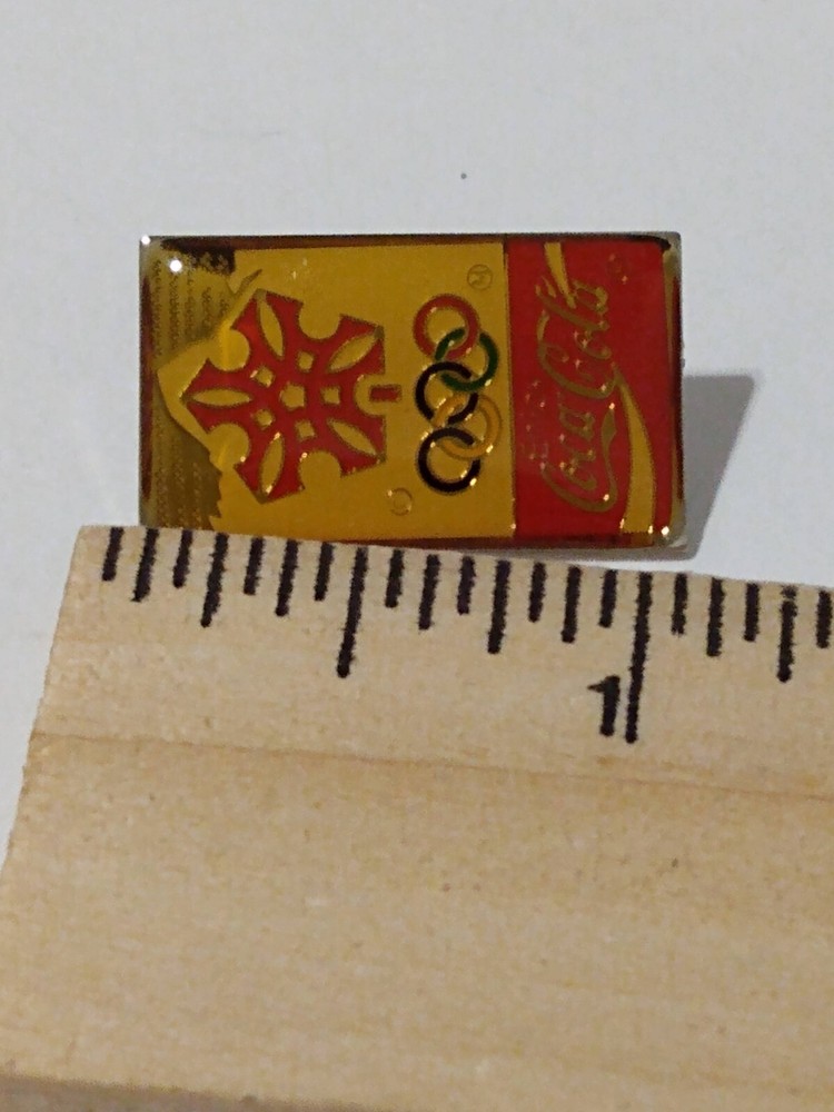 Calgary Winter Olympics Coca Cola Sponsor Lapel Pin