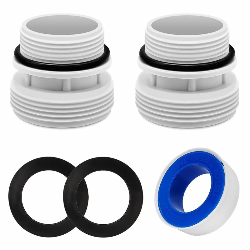 40mm to 1 1/2” Filter Hose Conversion Kit For Above Ground Pool Adapter Connects