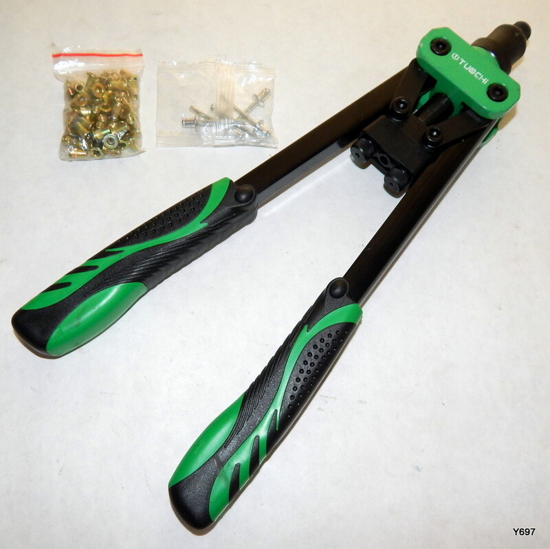 12" OAL Tuochi Hand Riveter w/ Rivets