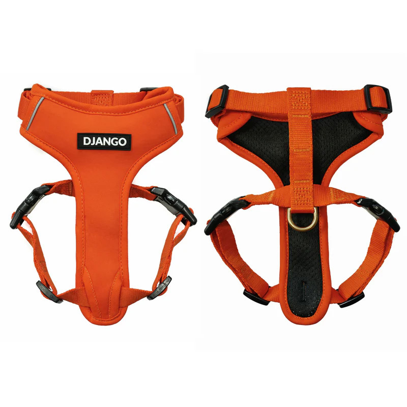 NWT Django Adventure Dog Harness - Sunset Orange