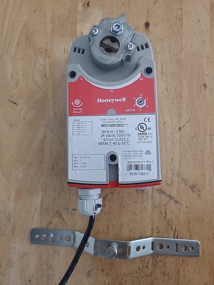 Honeywell MS3105K3052 Damper Actuator Economizer Controller