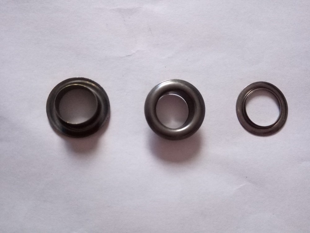 Solid Brass Grommets Eyelets 100 Pack 3/8"10x16.5 Gun Black