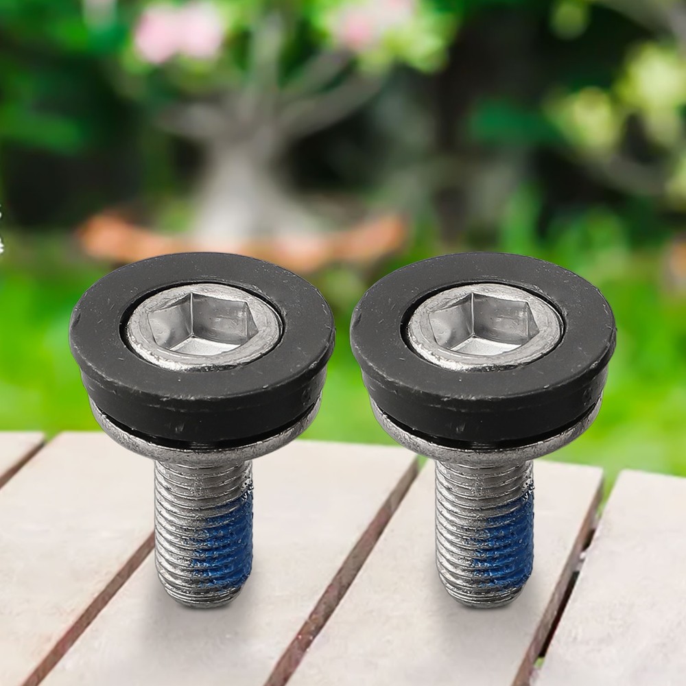 2PCS Bottom Bracket Nuts Waterproof For Ordinary Square Hole Bottom Axle