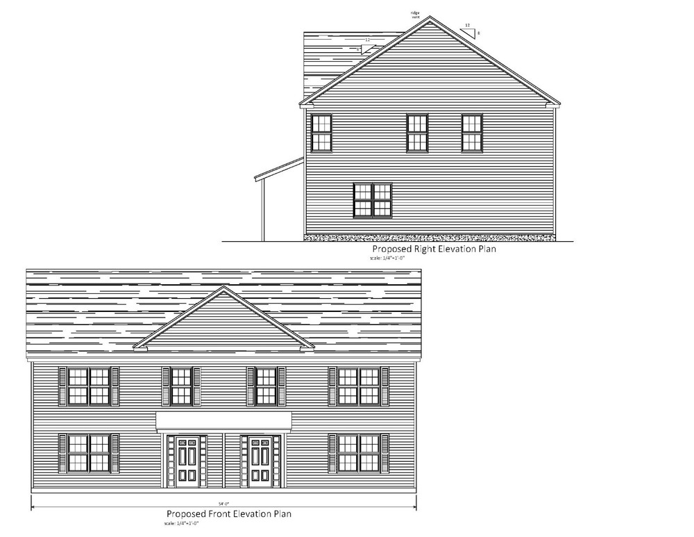 DUPLEX HOUSE PLANS COLONIAL DUPLEX APT 3BR 2.5BA DUPLEX COLONIAL PLAN #226-27