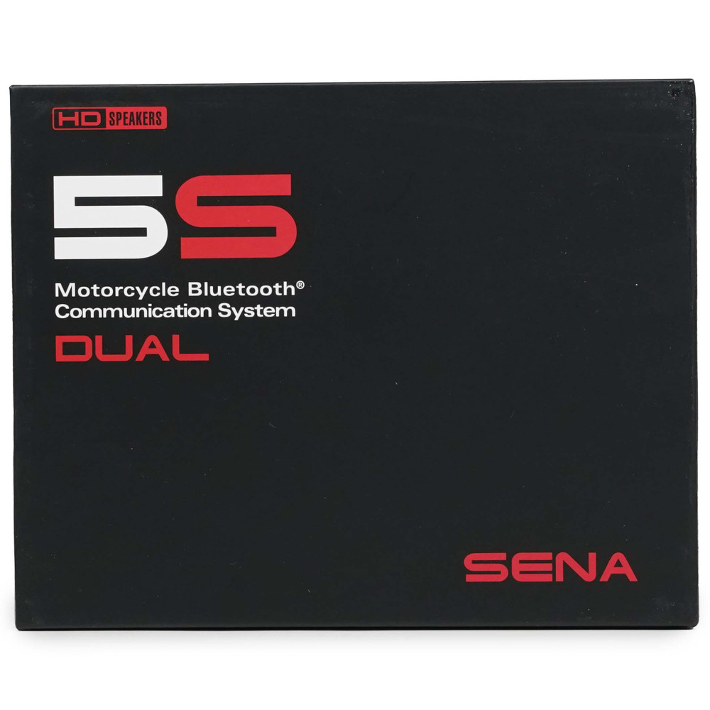 Sena 5S-02D Motorcycle Bluetooth Communication System HD Dual Pack Bluetooth 5.1
