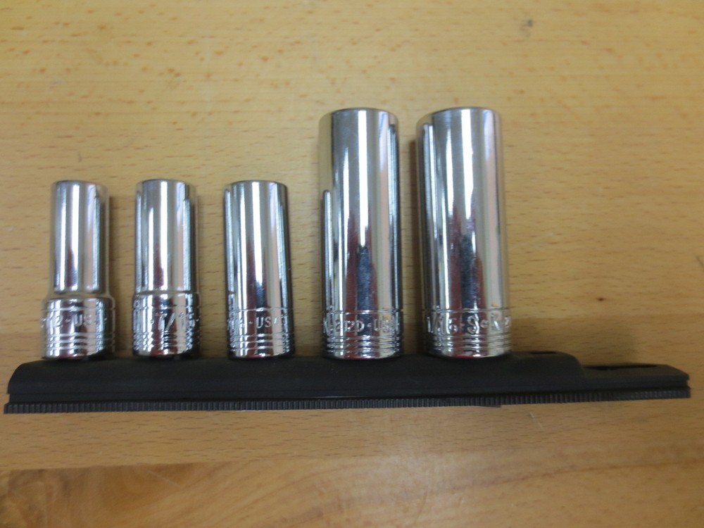 SK 4475 5 Pc., 3/8" Drive, SAE, Deep, Socket Set (Universal Spline) USA!