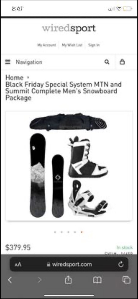 BRAND NEW Mens System Snowboard