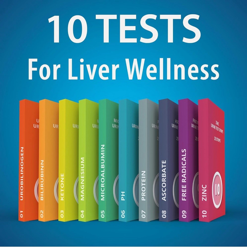 Urinalysis Liver Function Test Strips Full Panel 250 Strips Exp 10/24/2026