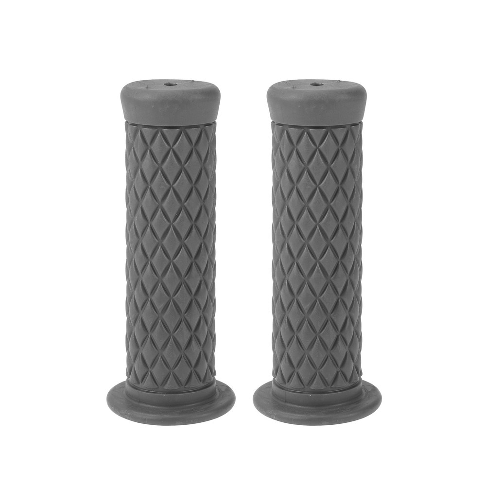 1" 25mm Motorcycle Knobs Handlebar Covers TPU Terminal Handles Dark Grey