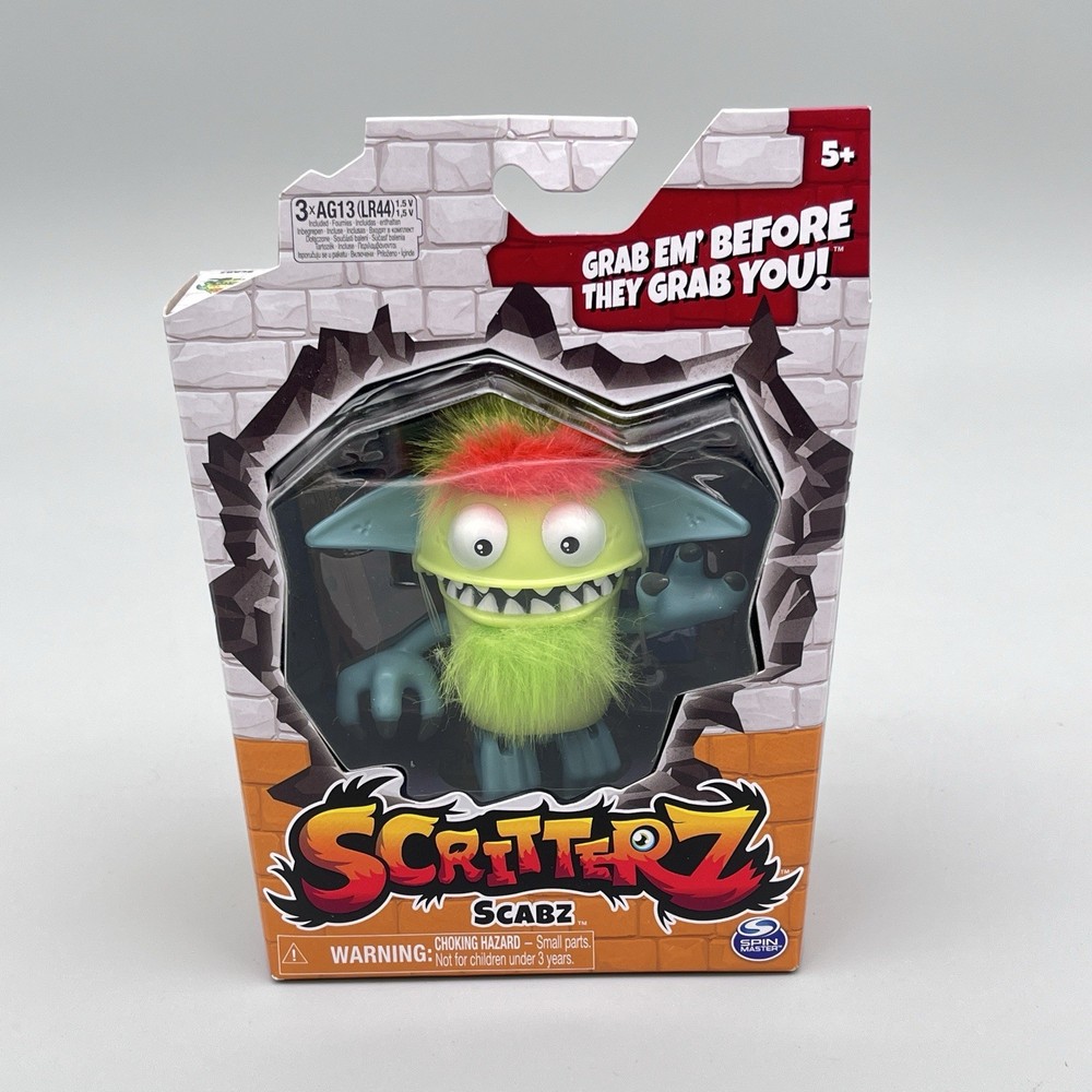 Scritterz Scabz Interactive Mini Jungle Monster Creature Toy Spin Master 2019