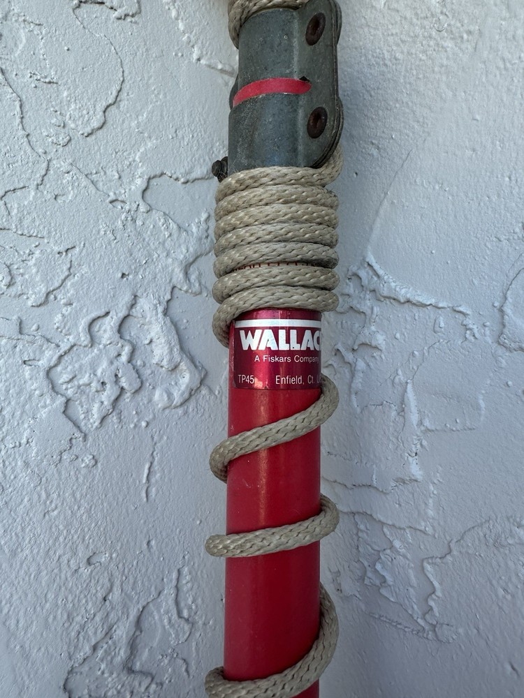 Wallace TP45 Pole Pruner Saw Forestry Pruning Tool Red Handle