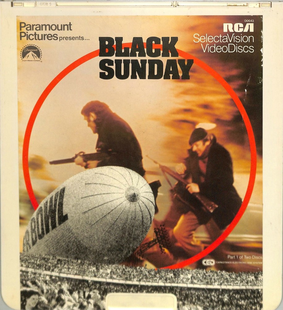 Black Sunday (1977) Vintage Double CED Videodisc