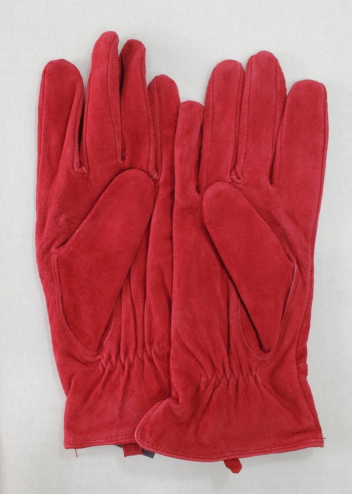 NWT Kenneth Cole Red Suede Gloves - Size M