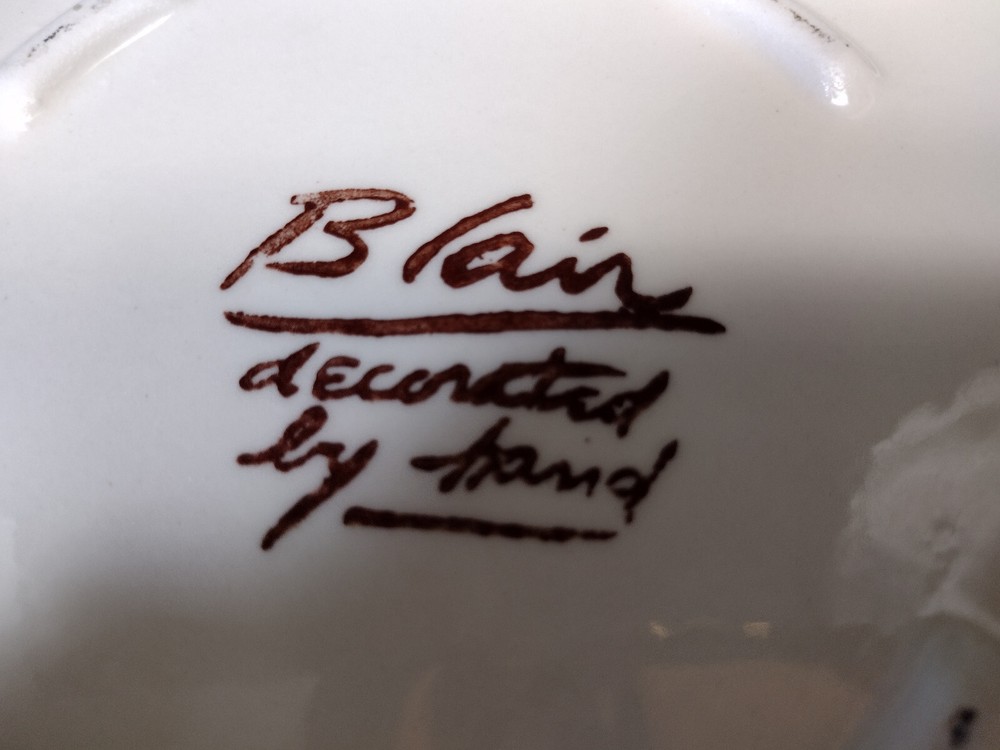 Blair Gay Plaid 10" Square Dinner Plate