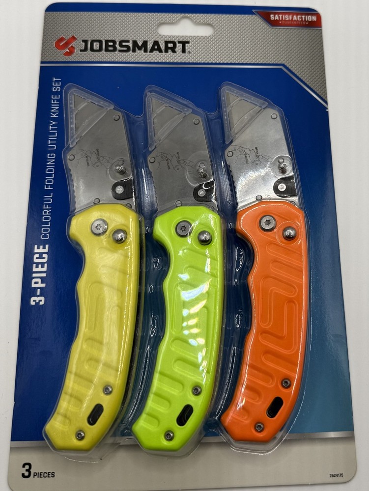 3 Piece Folding Utility Knife Set