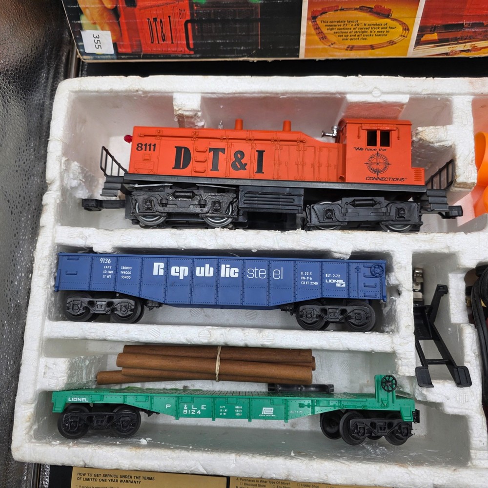 Vintage Lionel trains Yard master Set 6-1382 Set O 27 UNTESTED