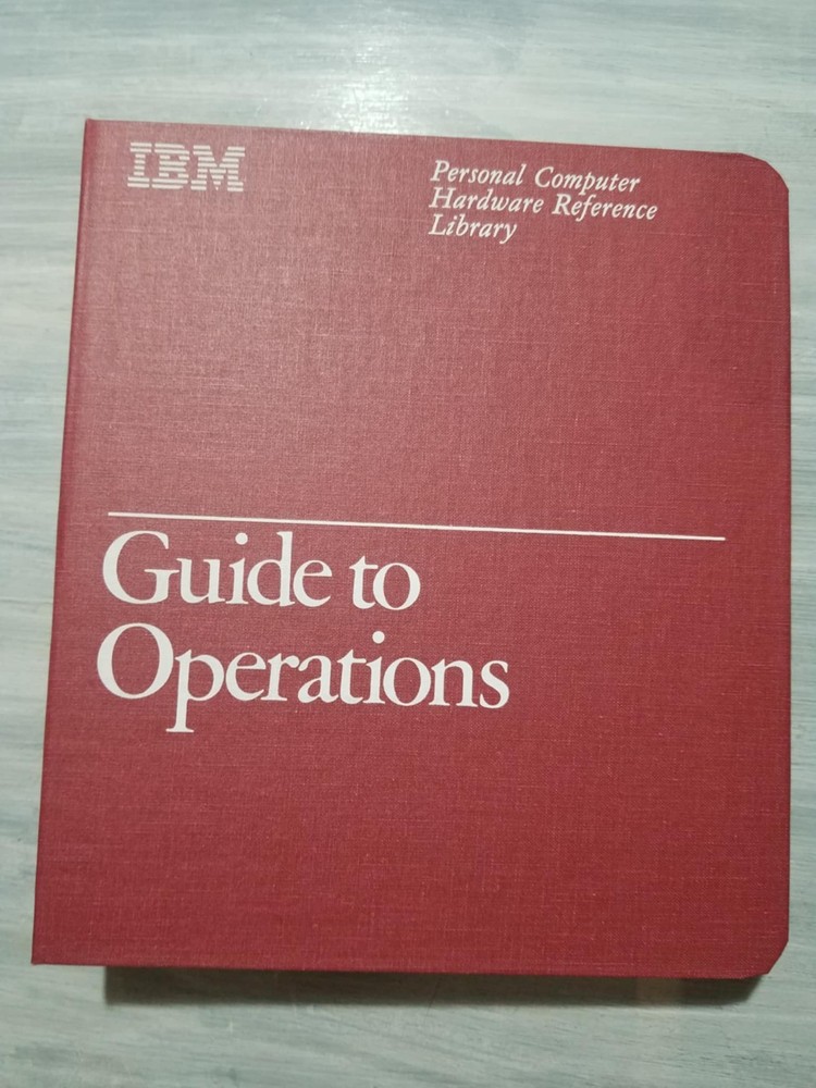 IBM Guide to Operations Personal Computer XT 6936810 2.02